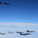 Illustration for article titled Play Fight: Lightning II, Raptor, Rafale, and Typhoon Compete For An Atlantic Trident